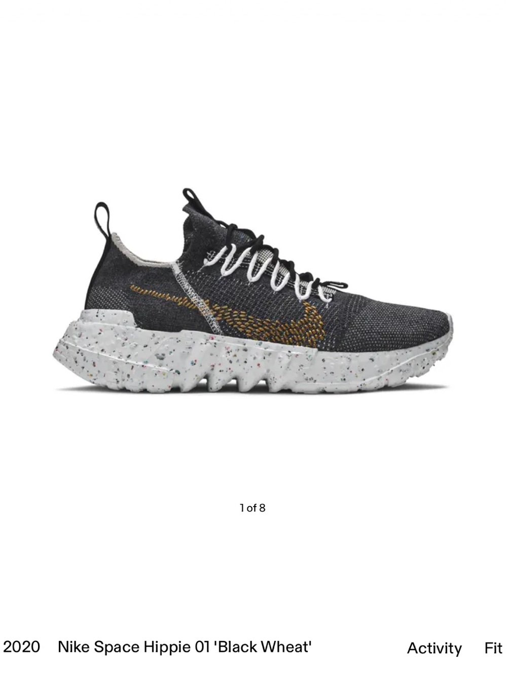Nike Space Hippie 01 Black Wheat